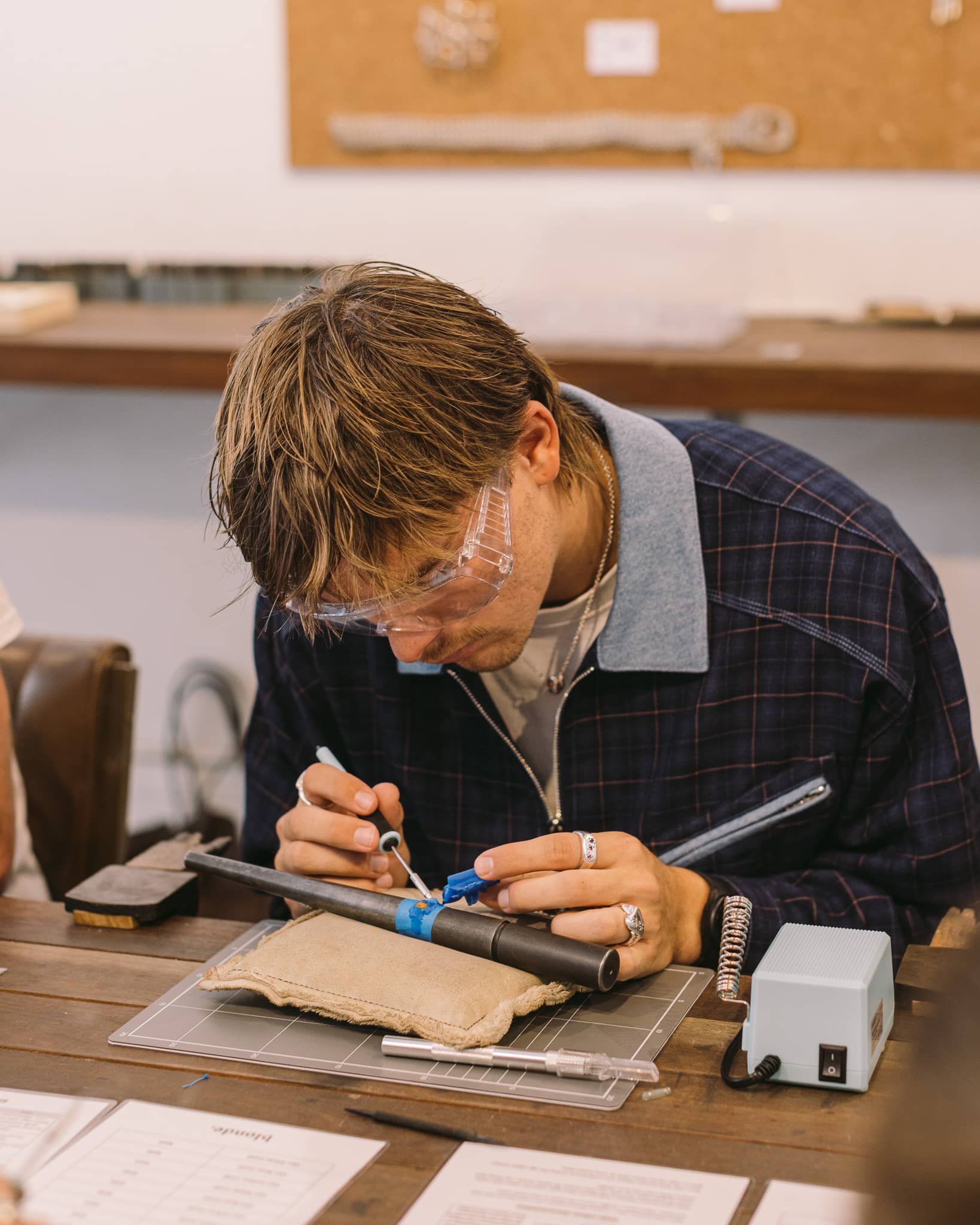 adelaide organic ring making class with gemstones (lost wax) - Image 7